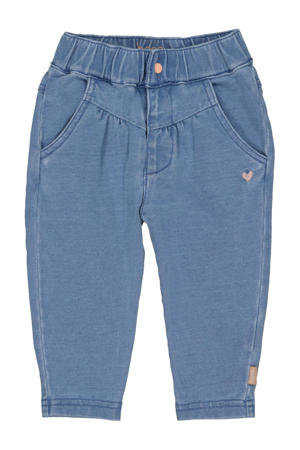 regular waist regular fit jog denim stonewashed