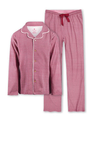 pyjama met geruite print