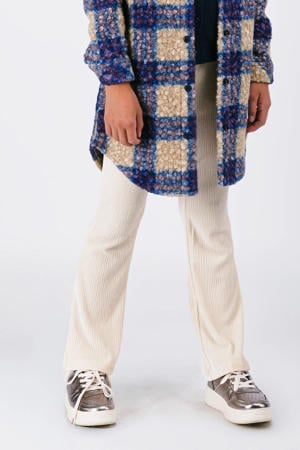 flared broek ecru