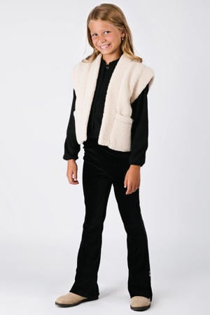 flared broek zwart