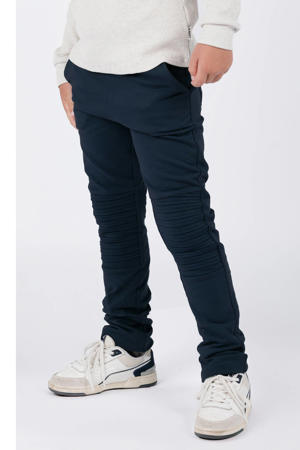 slim sweatpants donkerblauw