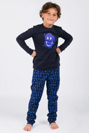pyjama zwart/blauw