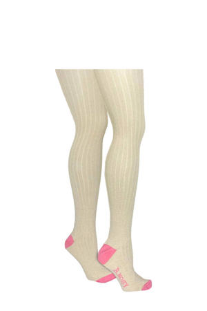 maillot ecru/roze