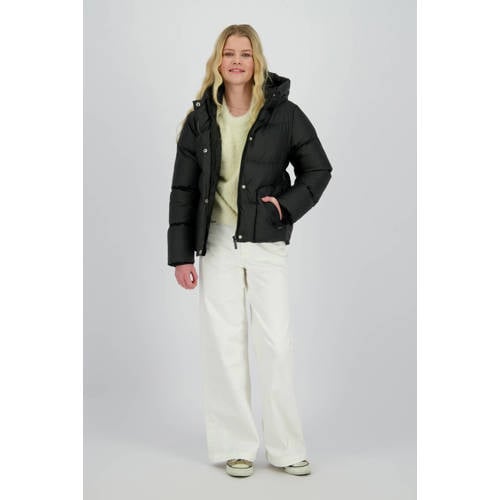 Raizzed gewatteerde jas grijs Meisjes Polyester Capuchon Effen