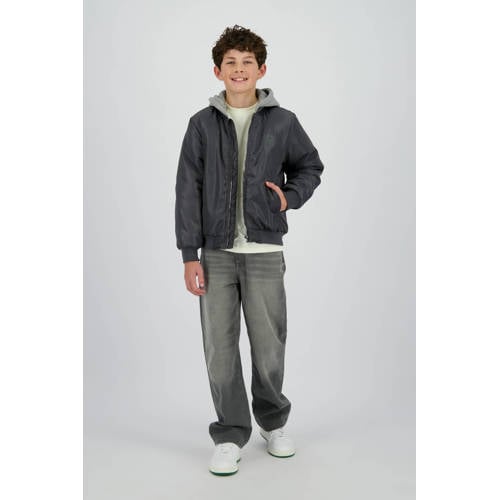 Raizzed bomberjack zwart Jas Jongens Polyester Capuchon Effen