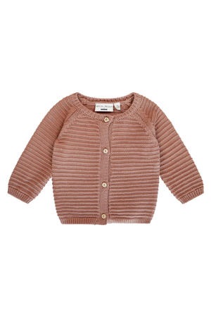 cardigan bruin gebreid