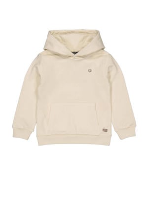 hoodie met backprint ecru