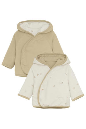 sweatvest beige