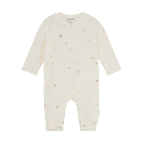 Noppies baby boxpak Nolan offwhite Ecru Jongens/Meisjes Stretchkatoen V-hals