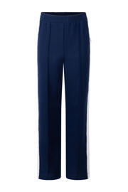 thumbnail: Blauwe meisjes AI&KO loose casual broek van polyester met elastische tailleband en effen