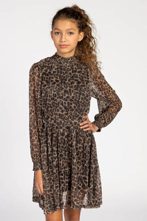 korte jurk bruin