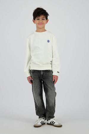 straight leg jeans grey denim