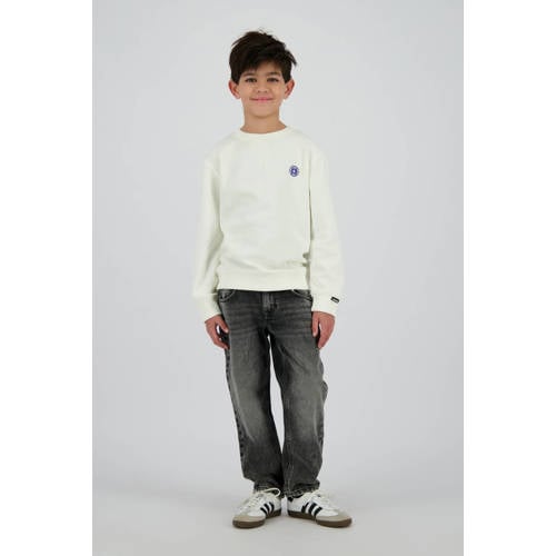 Raizzed straight leg jeans grey denim Grijs Effen - maat 158 afbeelding