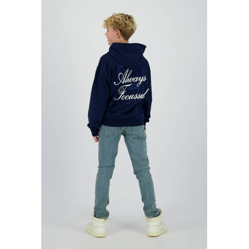 Raizzed hoodie donkerblauw Sweater Backprint