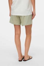 thumbnail: MAMALICIOUS regular waist zwangerschaps sweatshort grijsgroen
