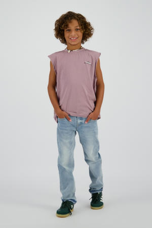 regular waist regular fit jeans light blue denim