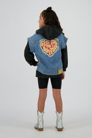 denim gilet medium blue denim
