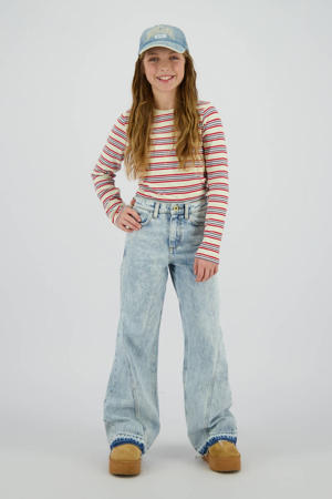 longsleeve geel rib gebreid