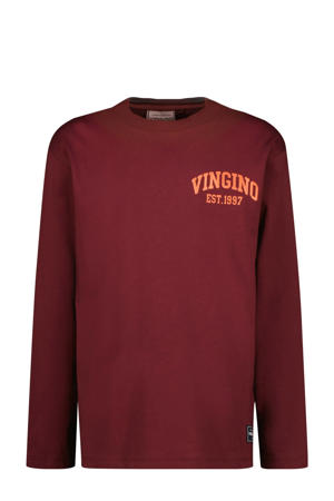 longsleeve donkerrood