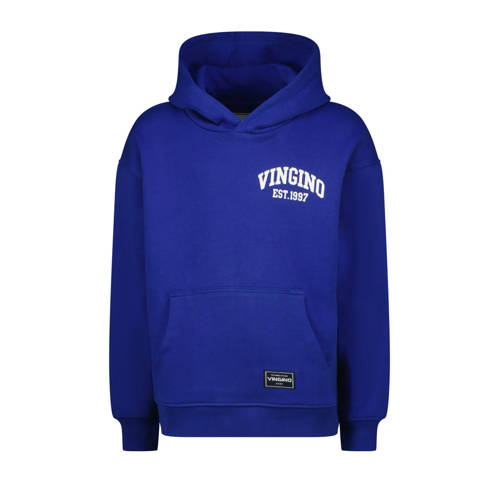 Vingino hoodie blauw Sweater Logo - maat 140 | Sweater van Vingino afbeelding