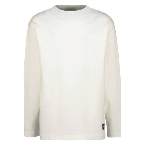 Vingino longsleeve wit Jongens Katoen Ronde hals Logo - maat 164 afbeelding