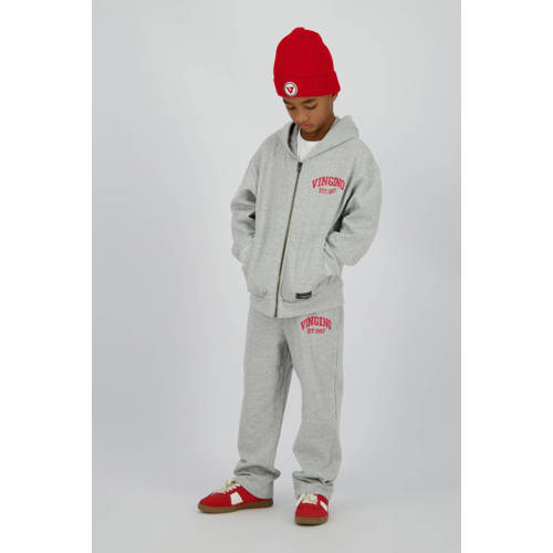 Vingino sweatvest grijs Logo - maat 152 | Vest van Vingino afbeelding
