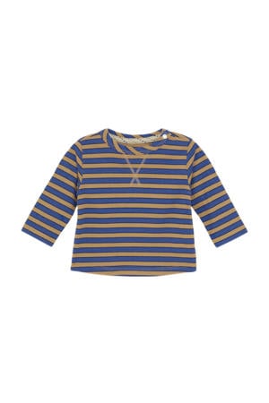 gestreepte longsleeve blauw
