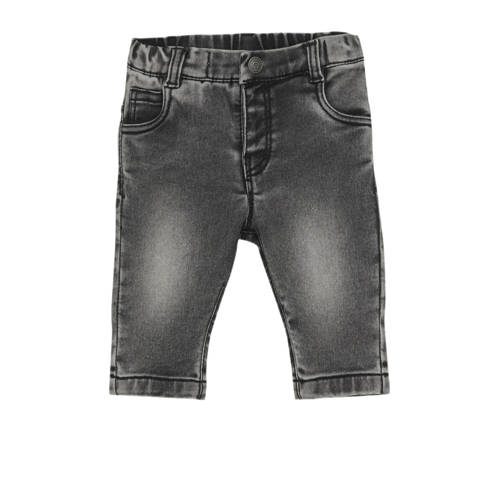 Noppies baby relaxed regular waist regular fit jeans grey denim Grijs Jongens Stretchdenim - maat 62 afbeelding