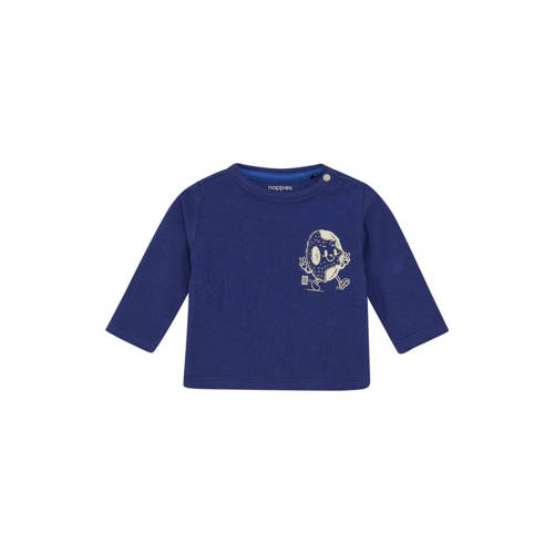 Noppies baby longsleeve beige fijn gebreid Jongens/Meisjes Stretchkatoen Ronde hals - maat 62 afbeelding