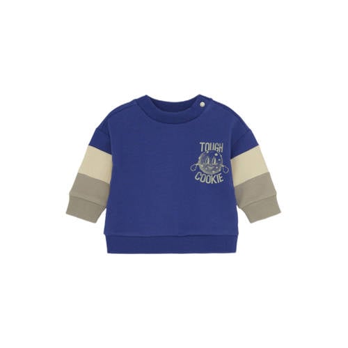 Noppies baby sweater blauw Meerkleurig - maat 74 | Sweater van Noppies afbeelding