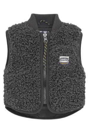 teddy bodywarmer grijs