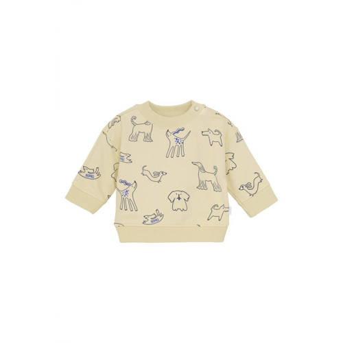 Noppies baby sweater ecru Jongens Stretchkatoen Ronde hals All over print - maat 92 afbeelding