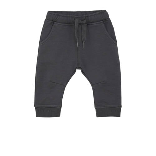 Noppies baby relaxed casual broek antraciet Grijs Jongens Stretchkatoen