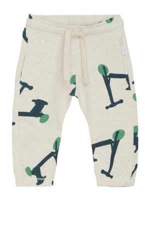regular casual broek grijs melange