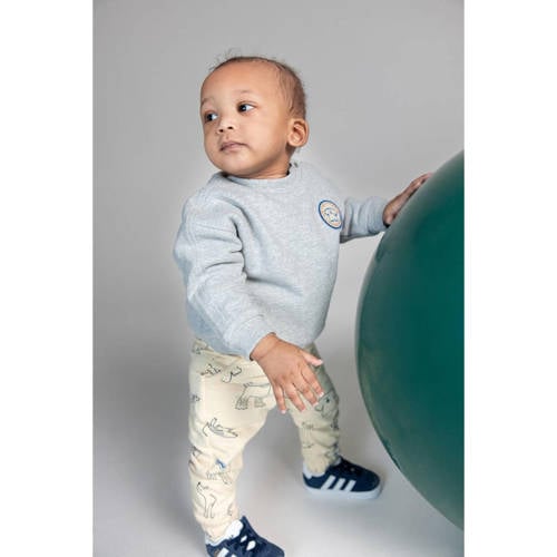Noppies baby regular casual broek ecru Jongens Stretchkatoen All over print - maat 92 afbeelding