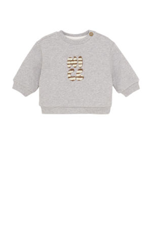 sweater grijs melange