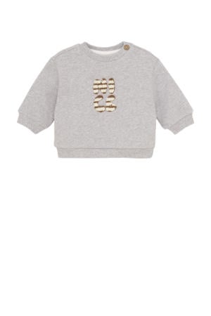 sweater grijs melange