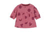 Noppies baby korte jurk fijn gebreid roze