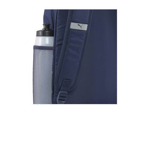 Puma rugzak Phase donkerblauw/wit Jongens/Meisjes Polyester Logo