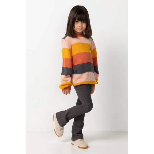Noppies kids flared legging grijs Meisjes Katoen Effen - maat 116 afbeelding
