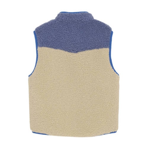 Noppies kids teddy jas beige Bodywarmer Meerkleurig - maat 98 afbeelding