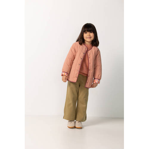Noppies kids gebreide trui roze Meisjes Polyester Opstaande kraag Effen