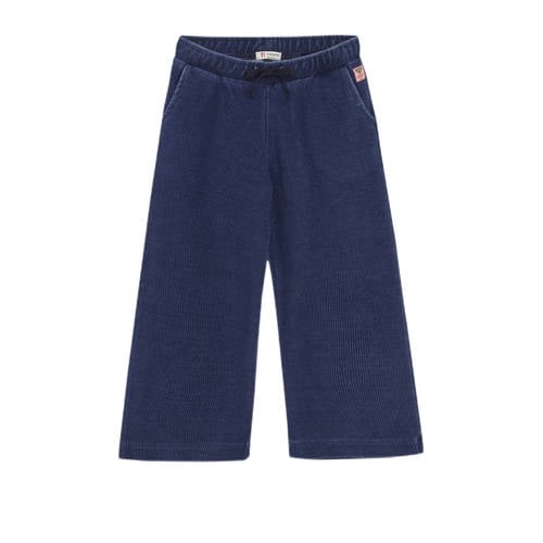 Noppies kids wide leg casual broek blauw Meisjes Stretchkatoen Effen - maat 104 afbeelding