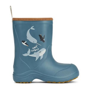 Aston gevoerde regenlaarzen blauw