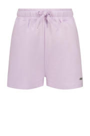 thumbnail: Lilakleurige meisjes Vingino loose sweatshort met elastische tailleband met koord en effen