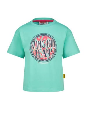 T-shirt turquoise