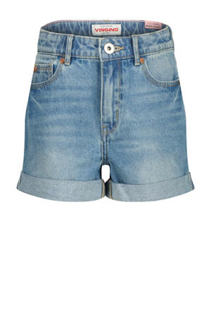 denim short medium blue denim
