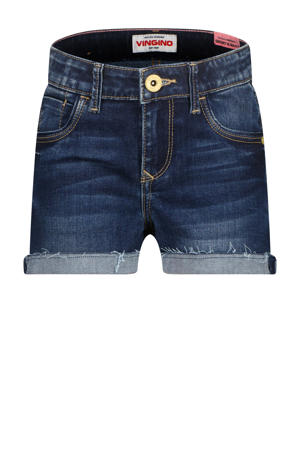 regular fit denim short dark vintage