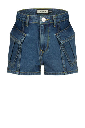 denim regular short dark blue denim