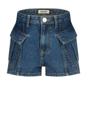 denim regular short dark blue denim